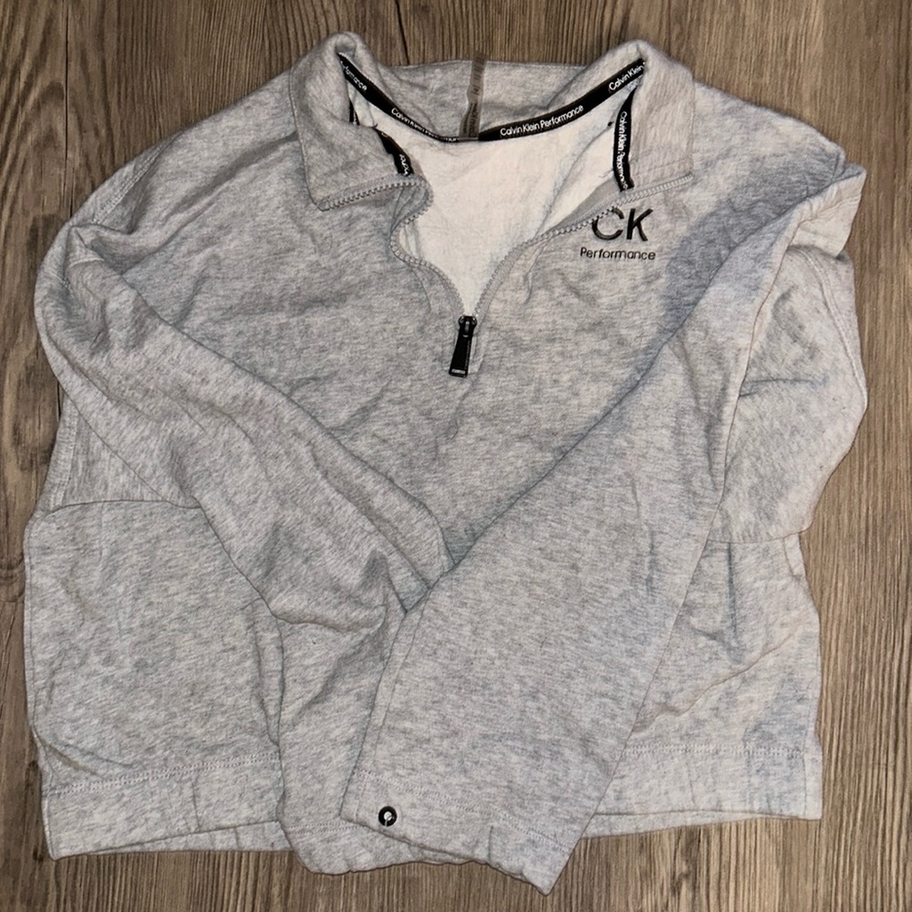 calvin klein quarter zip